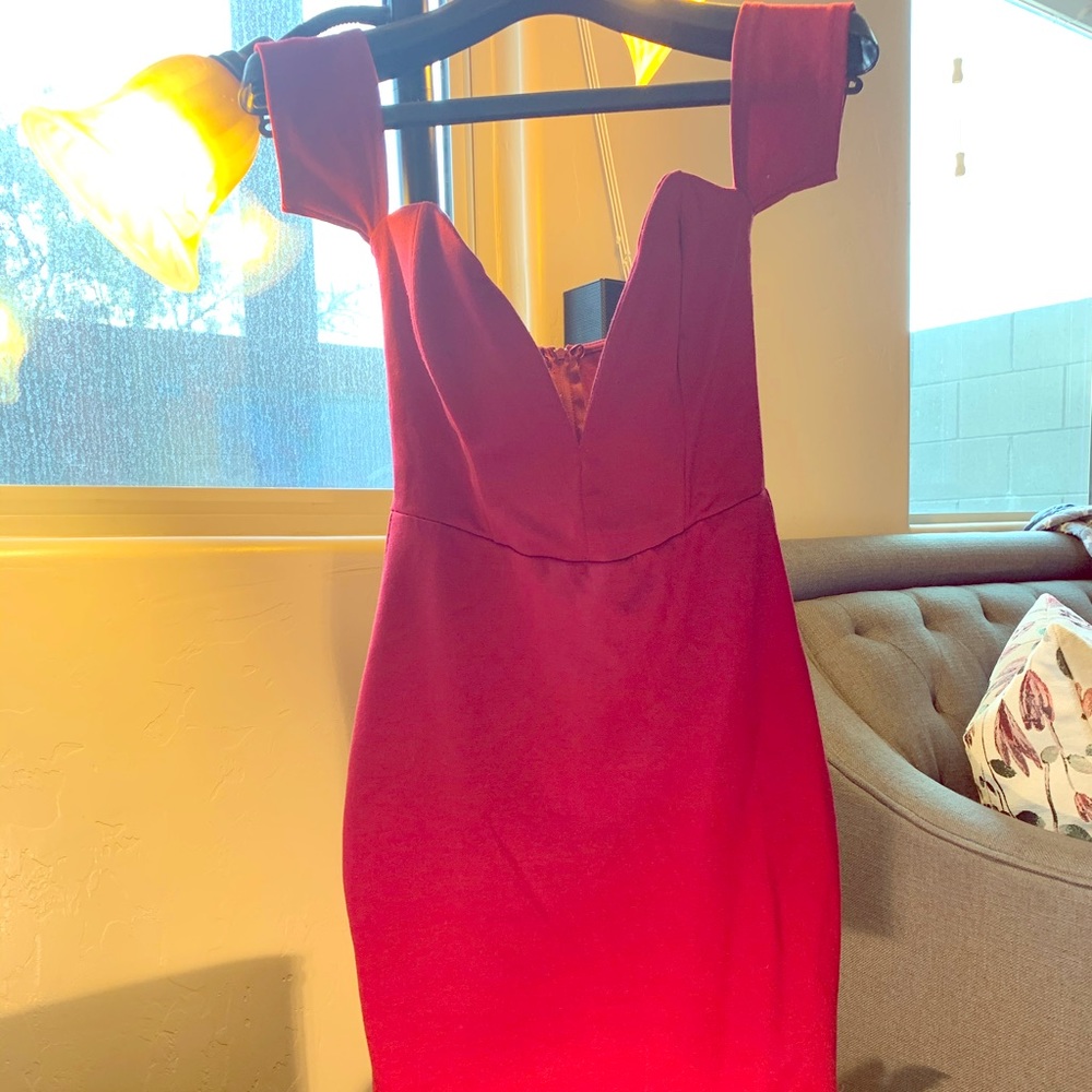 Red dress